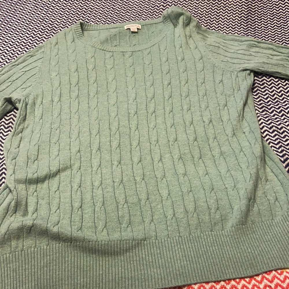 Green sweater